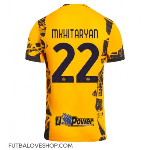 Dres Inter Milan Henrikh Mkhitaryan #22 Tretina 2024-25 Krátky Rukáv